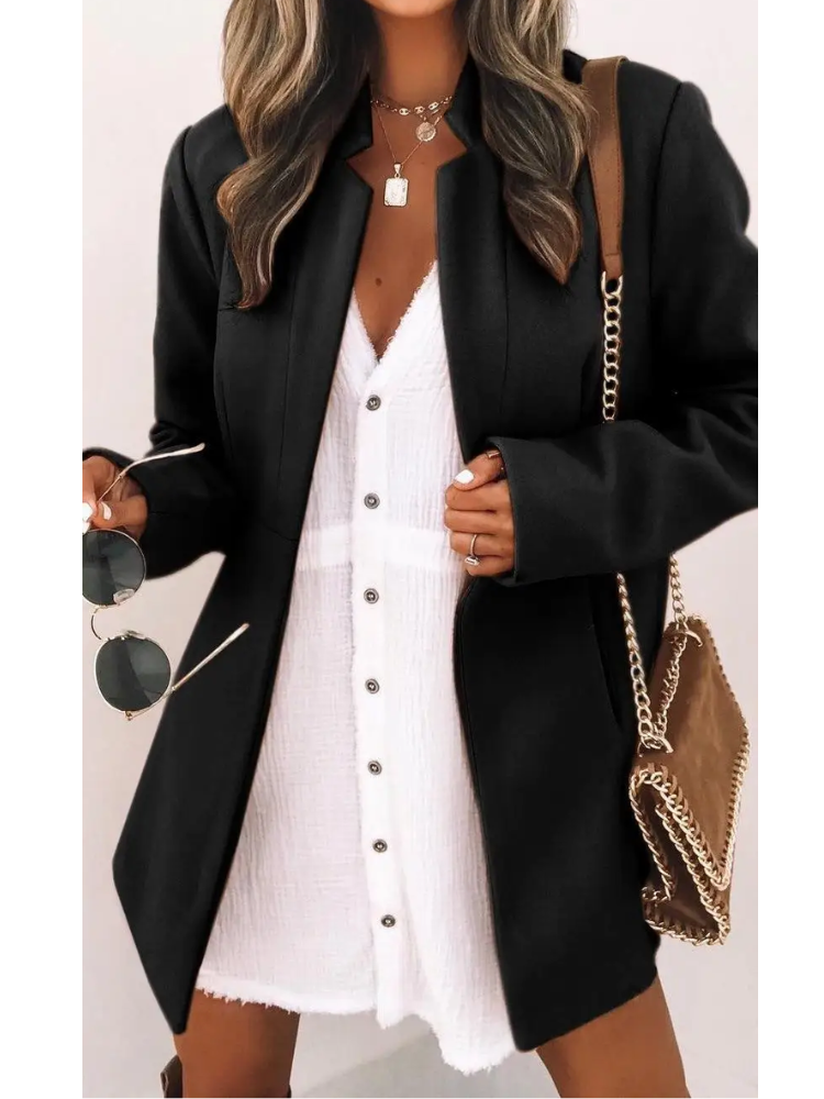 Mae I Hedendaagse Vrouw Open Blazer