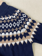 Emora Nova - Comfortabele Dames Trui met Fair Isle Patroon - Winter