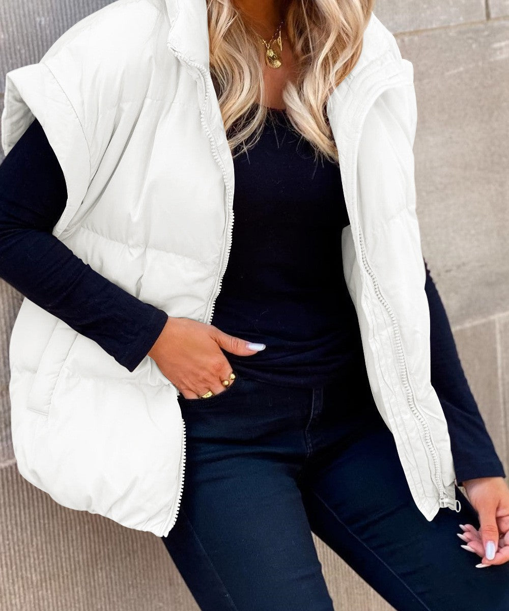 Emora Nova - Dames Oversized Puffer Vest - Winter