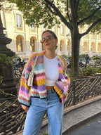 Emora Nova - Trendy Vrouwen Gebreide Vest - Herfst