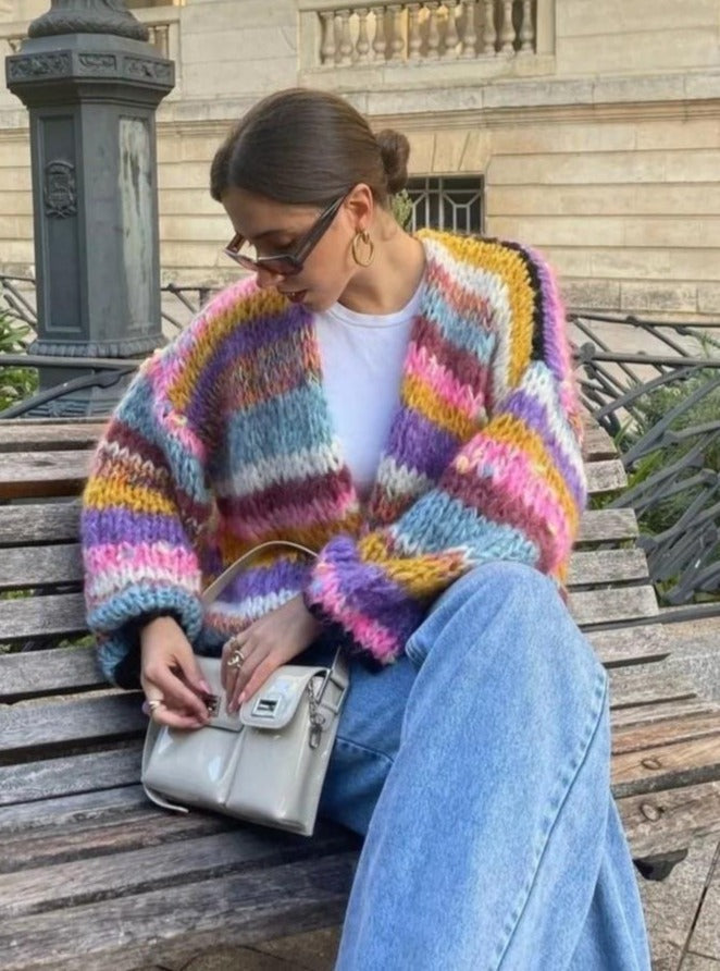 Emora Nova - Trendy Vrouwen Gebreide Vest - Herfst