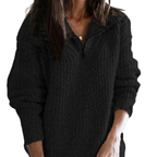 Emora Nova - Casual Dames Pullover met Textuur - Herfst