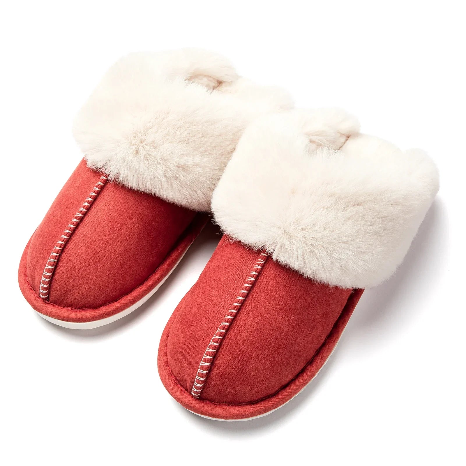 Emora Nova - Dames Luxe Pantoffels met Faux Fur Voering