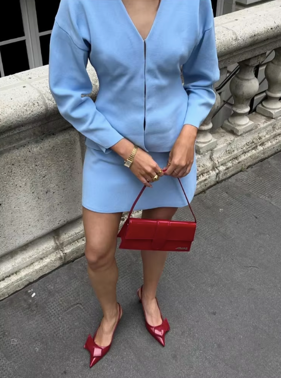 Emora Nova - Hedendaagse Dames Set: Blazer Top & Minirok