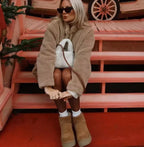 Emora Nova - Comfortabele Teddy Jas voor Dames - Winter