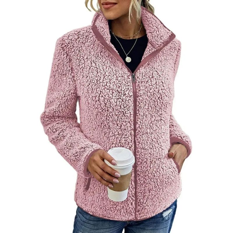 Emora Nova - Luxe Fleece Jas voor Dames - Comfortabele Winterjas