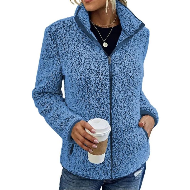 Emora Nova - Luxe Fleece Jas voor Dames - Comfortabele Winterjas