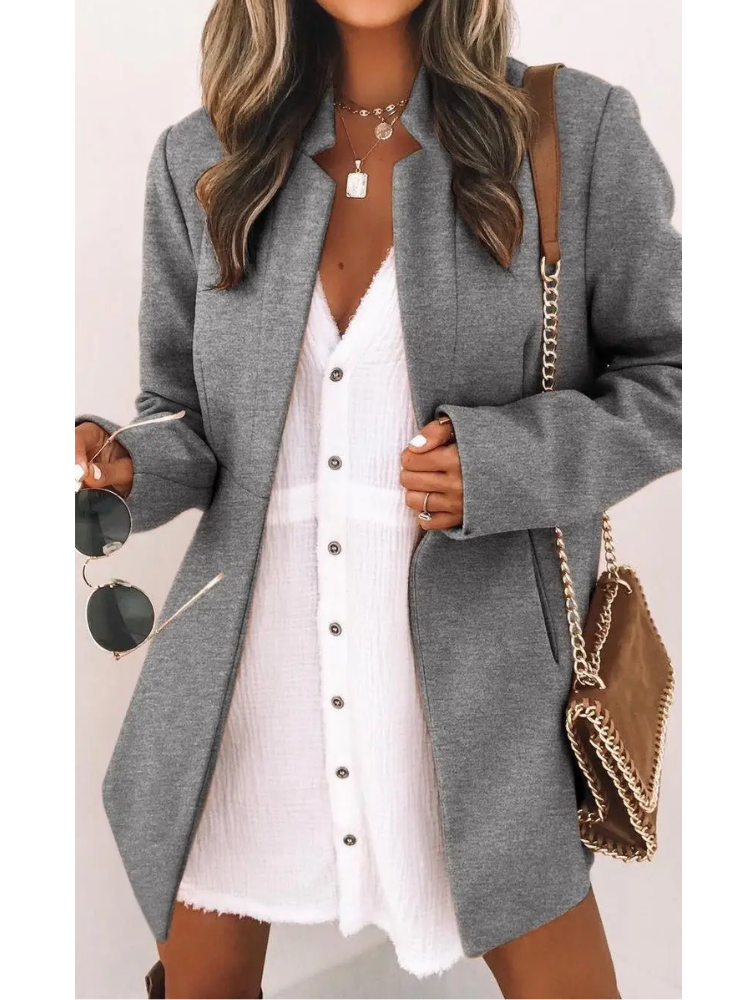 Mae I Hedendaagse Vrouw Open Blazer