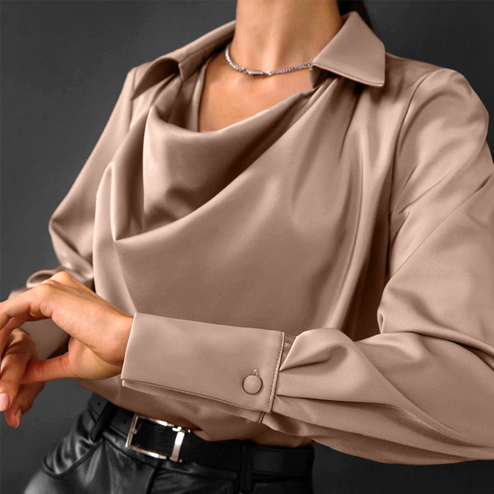 Emora Nova - Elegante Dames Blouse met Cowl Nek