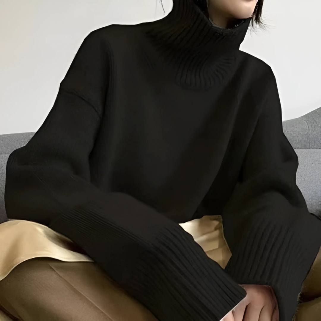 Casual Chic Gebreide Turtleneck Trui