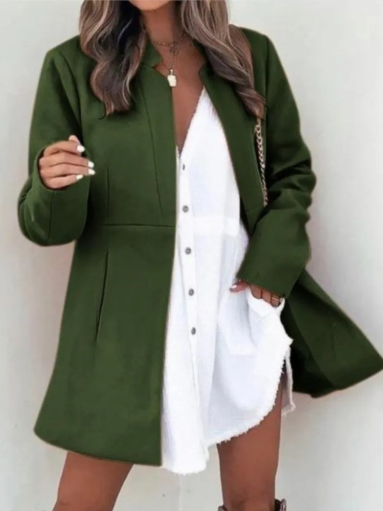 Mae I Hedendaagse Vrouw Open Blazer