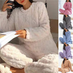 Fleece Pyjama Set – Extreem Zacht Kabelpatroon