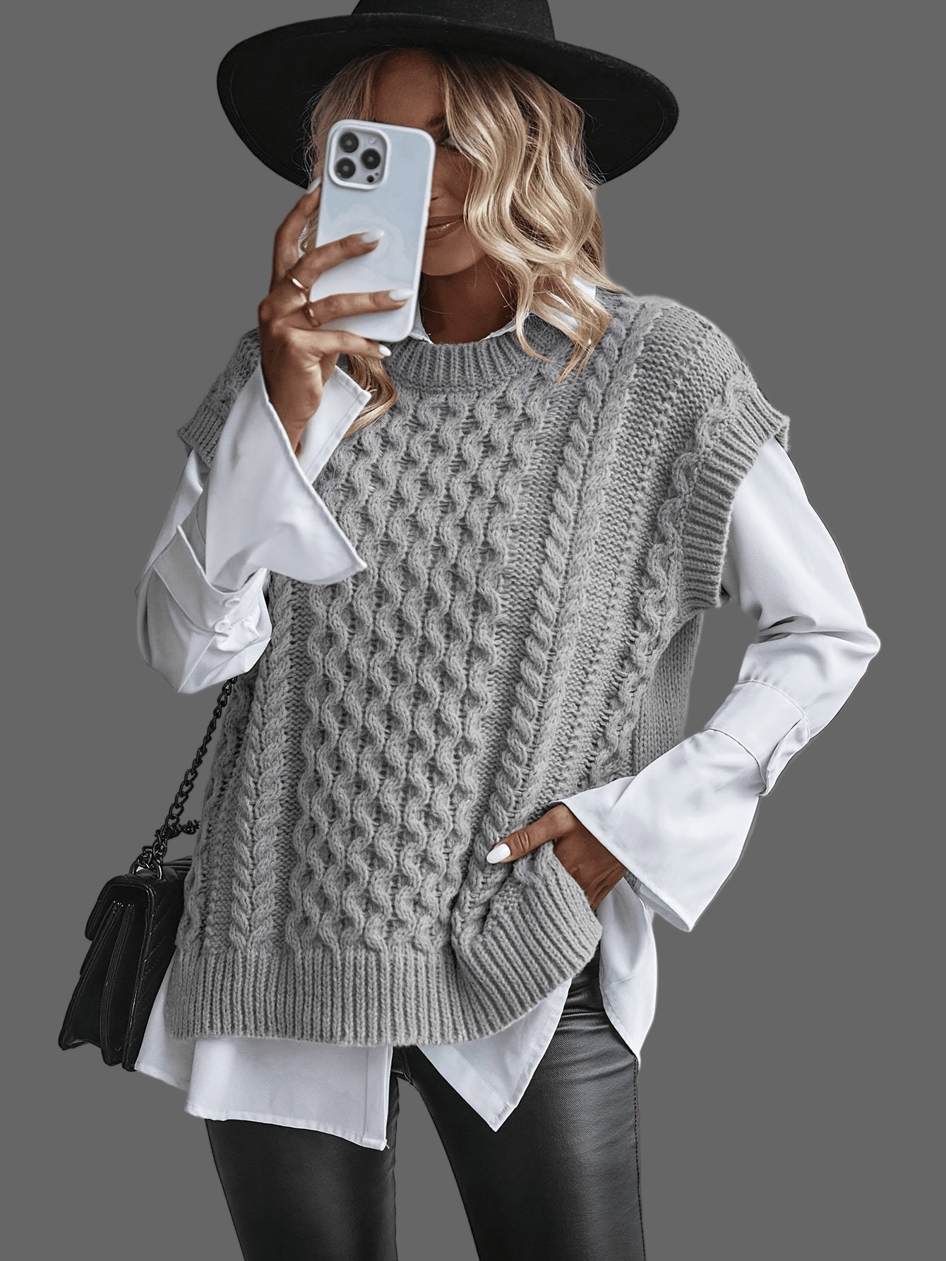 Variant image for Zachte Gebreide Spencertop-6