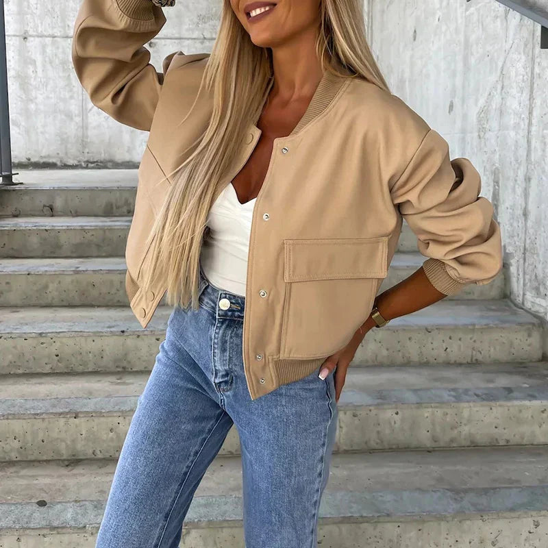 Bomberjack Dames – Met Klepzakken en Ritssluiting