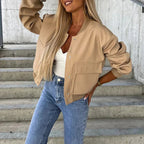 Bomberjack Dames – Met Klepzakken en Ritssluiting