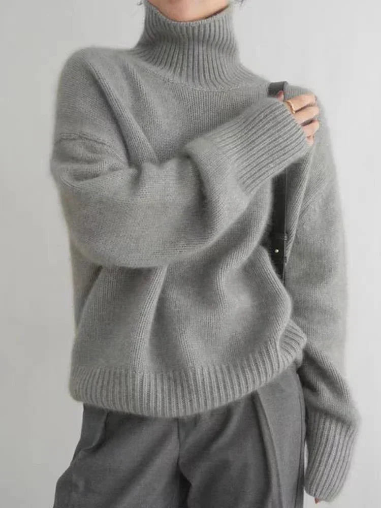 Casual Chic Gebreide Turtleneck Trui