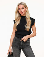 Zwarte Spencer - Top - Olivia & Kate