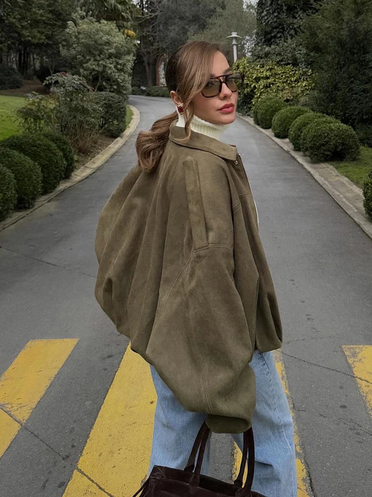 Vero – Dames Korte Jas | Suede Look, Relaxed Fit 2