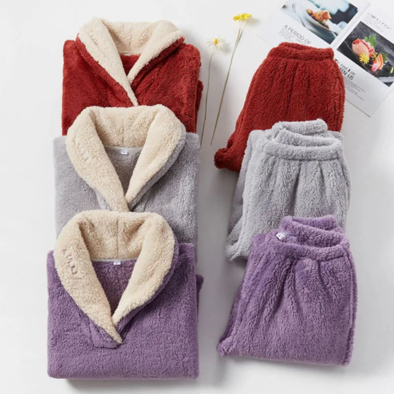 Emora Nova - Luxe Loungewear Pyjamaset - Winter Warmte