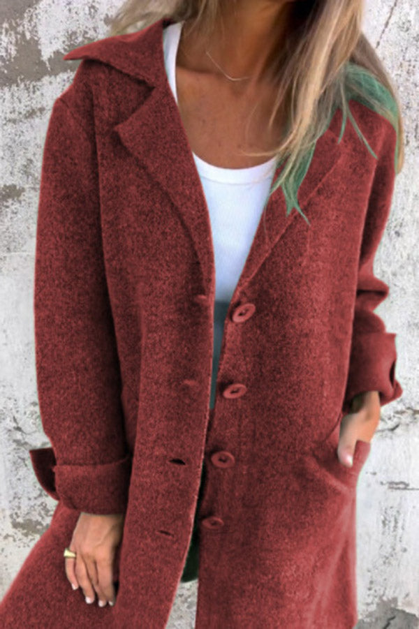 Emora Nova - Dames Gebreide Lange Jas