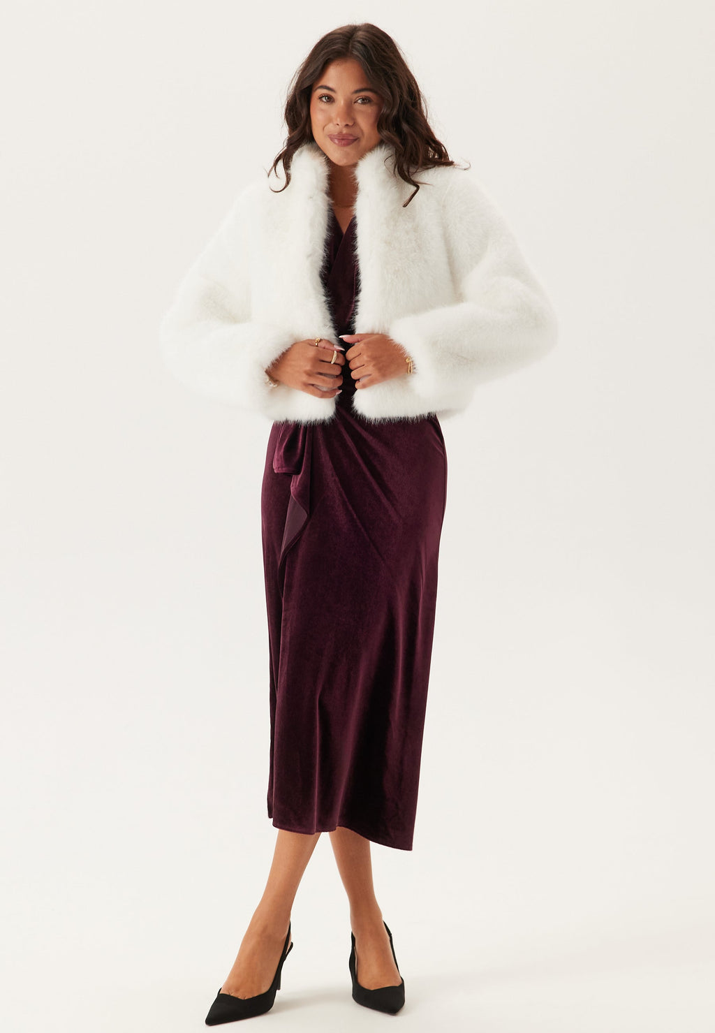 Kort Namaakbont Jasje – Luxueuze Pluche Textuur