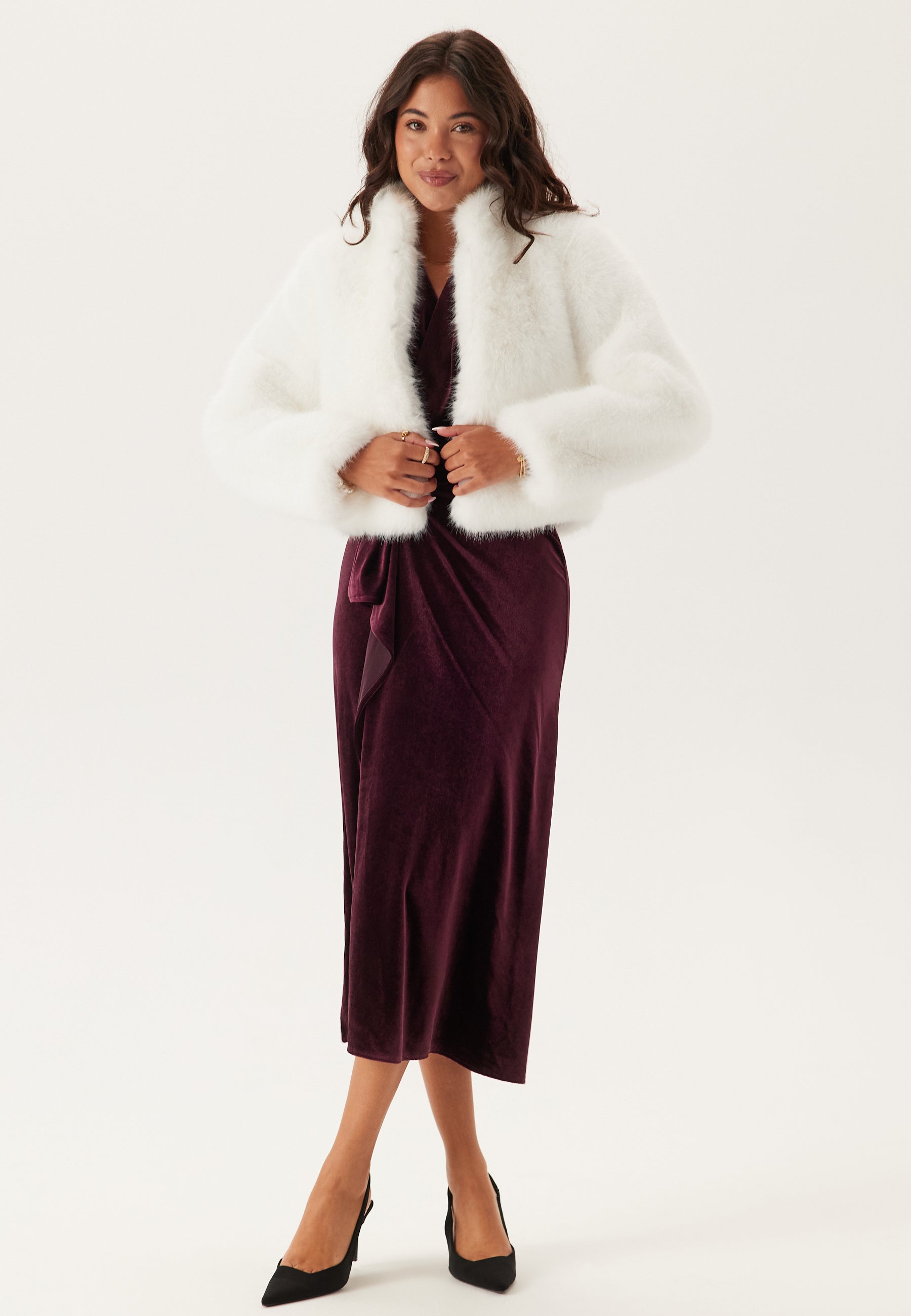 Kort Namaakbont Jasje – Luxueuze Pluche Textuur