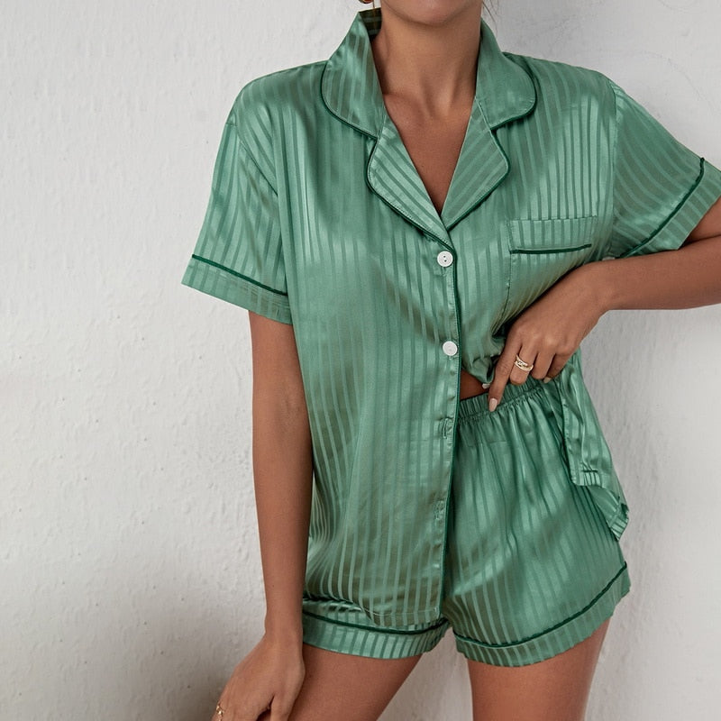 Emora Nova - Luxe Dames Pyjama Set - Zomer