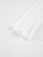 Geribde Coltrui – Slim Fit Gebreide Top