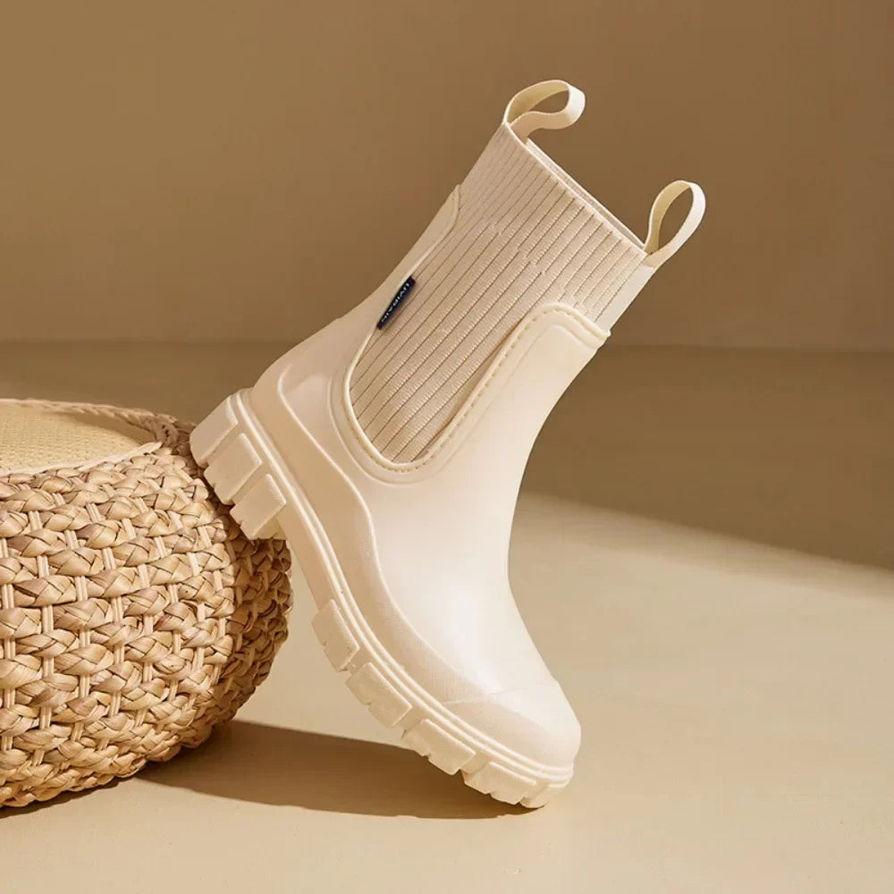 Waterdichte Chelsea Laarzen – Geribde Elastische Schacht