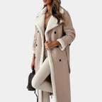 Emora Nova - Luxe Dames Winterjas met Faux Shearling Voering - Winter