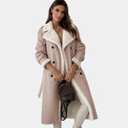 Emora Nova - Luxe Dames Winterjas met Faux Shearling Voering - Winter