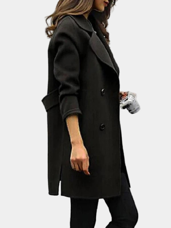 Emora Nova - Klassieke Dames Jas in Wolmix - Herfst/Winter