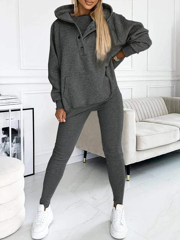 Emora Nova - Loungewear Set met Capuchon en Pouch Pocket