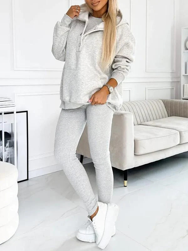Emora Nova - Loungewear Set met Capuchon en Pouch Pocket