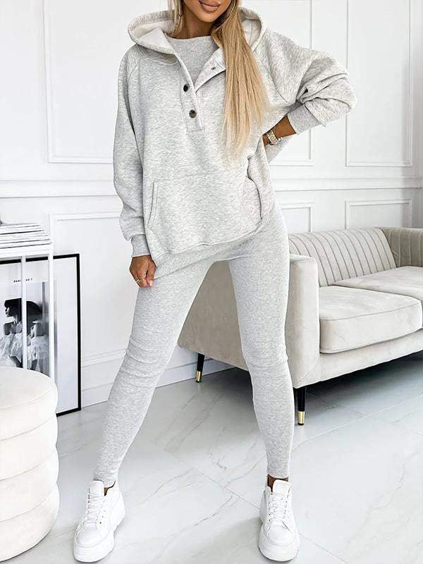 Emora Nova - Loungewear Set met Capuchon en Pouch Pocket