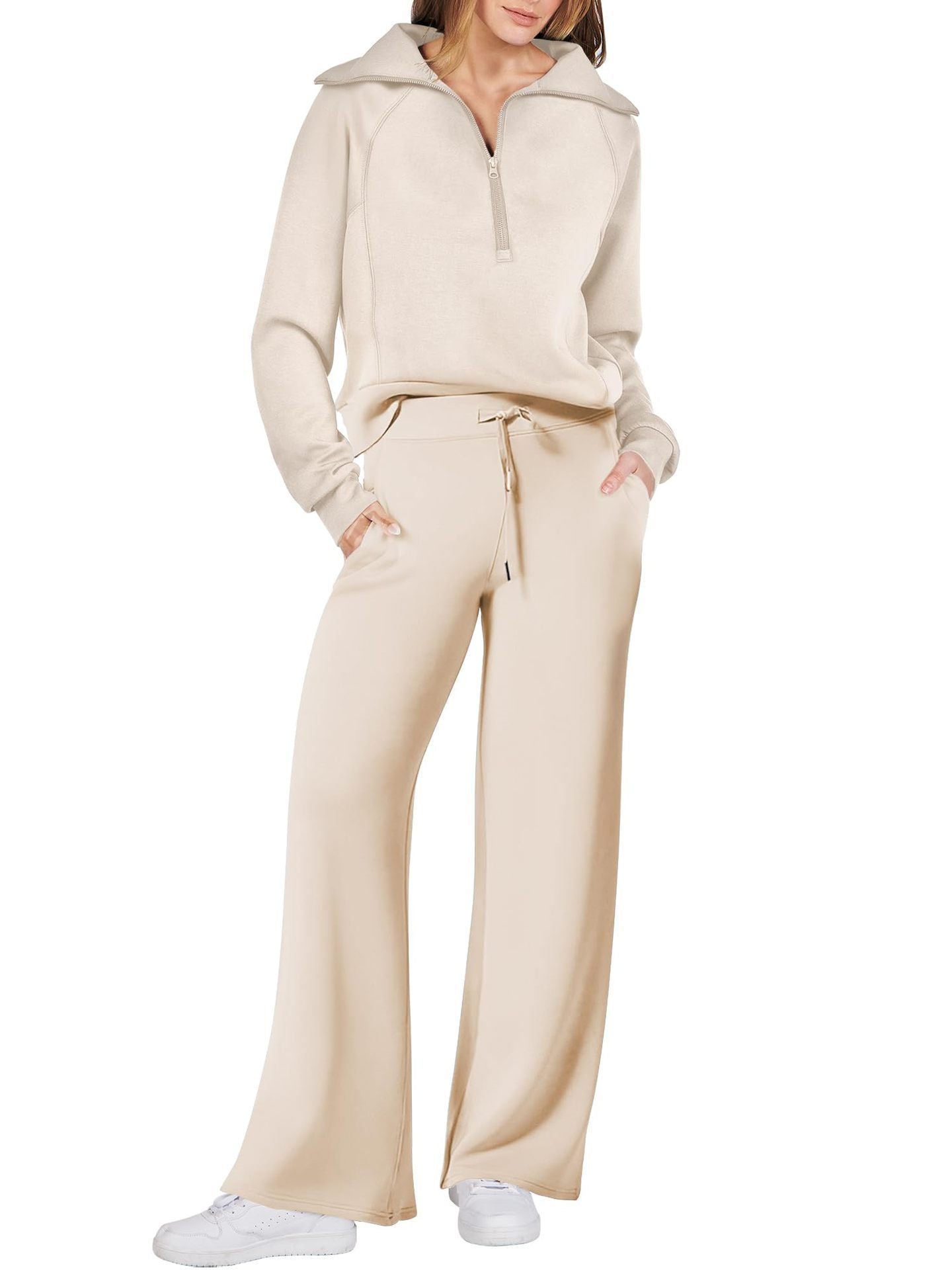 Emora Nova - Comfortabele Dames Loungewear Set - Katoenmix