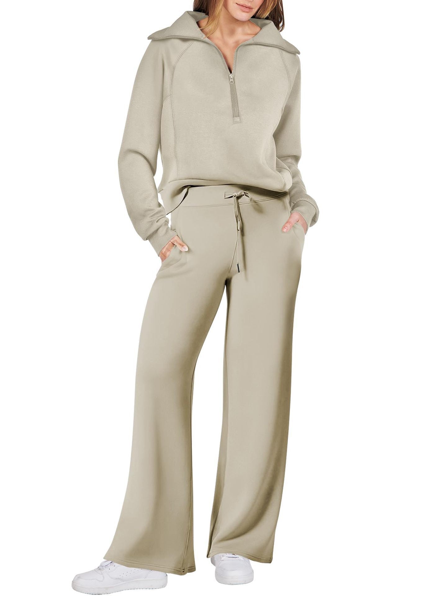 Emora Nova - Comfortabele Dames Loungewear Set - Katoenmix