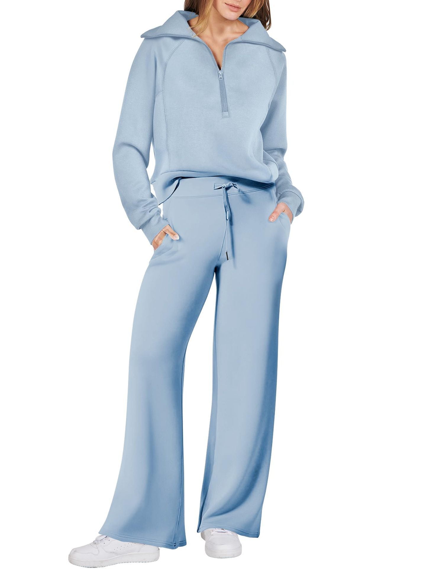 Emora Nova - Comfortabele Dames Loungewear Set - Katoenmix