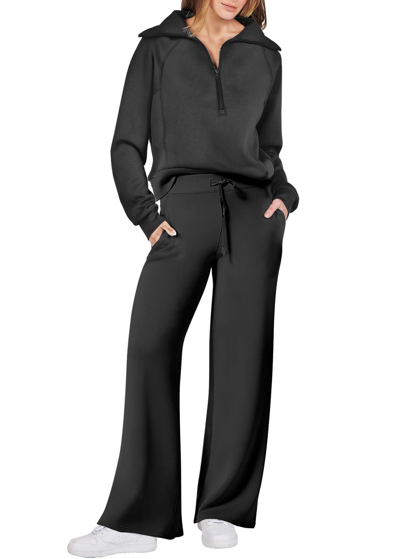 Emora Nova - Comfortabele Dames Loungewear Set - Katoenmix