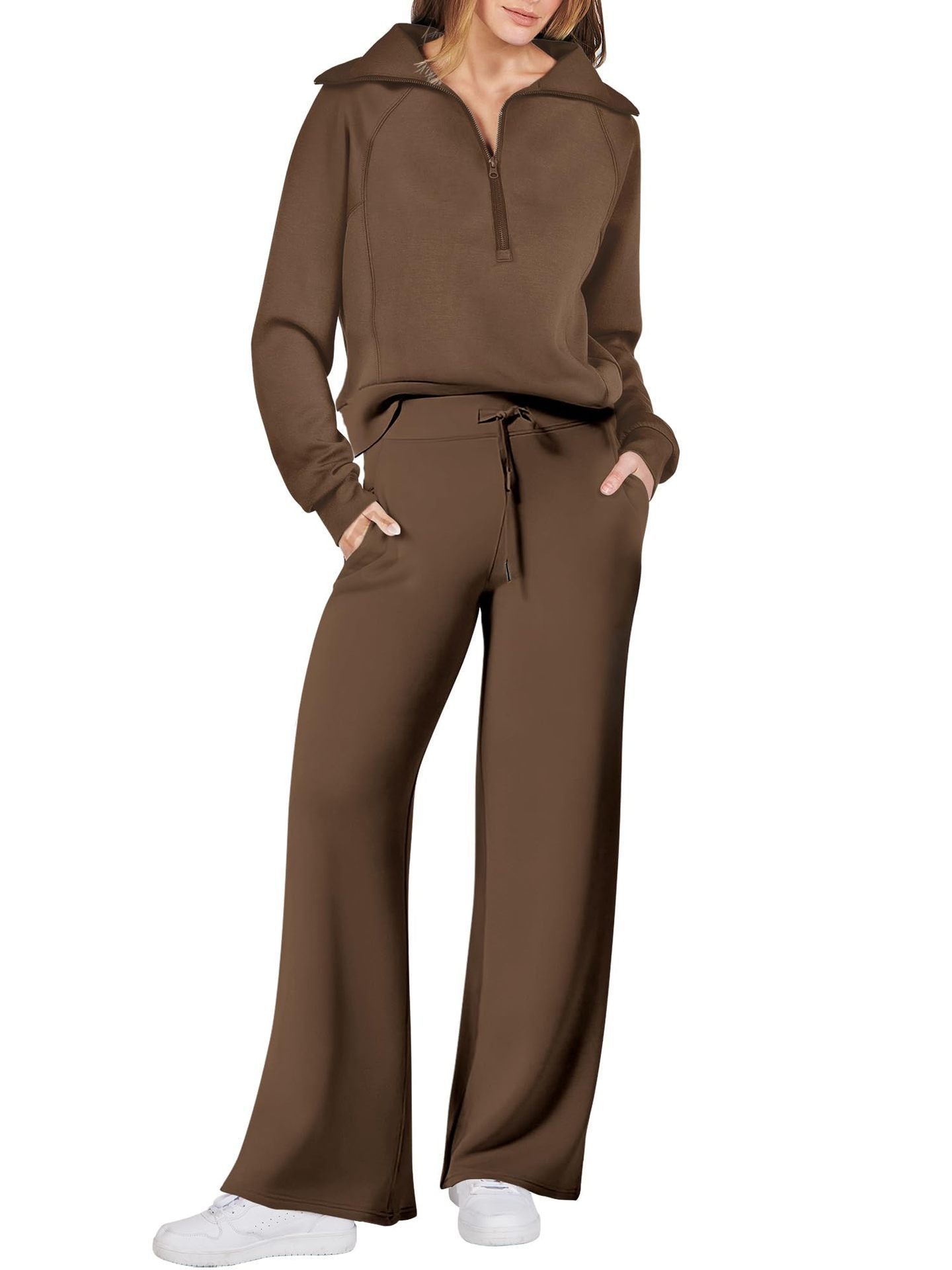 Emora Nova - Comfortabele Dames Loungewear Set - Katoenmix