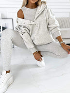Emora Nova - Loungewear Set met Capuchon en Pouch Pocket