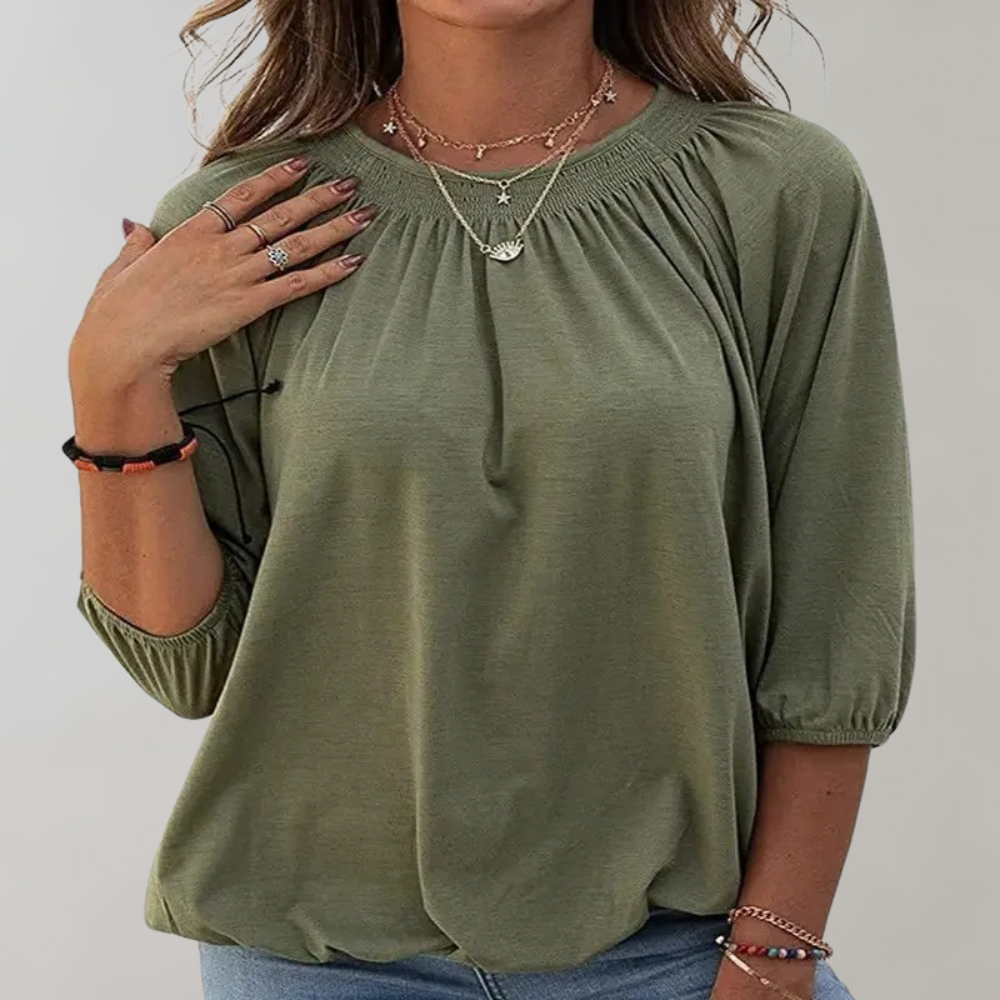 Stijlvol en comfortabel zomershirt voor dames met lichtgewicht, ademend materiaal voor warme dagen