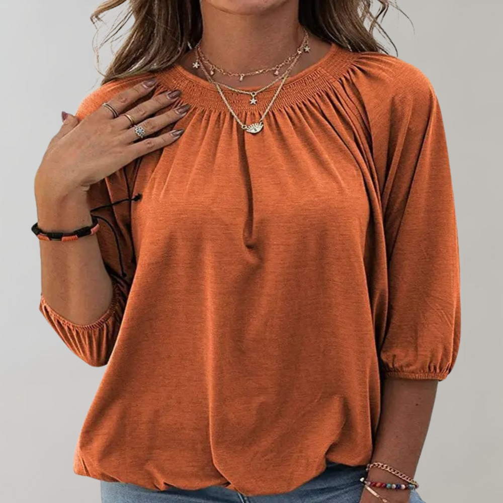 Stijlvol en comfortabel zomershirt voor dames met lichtgewicht, ademend materiaal voor warme dagen